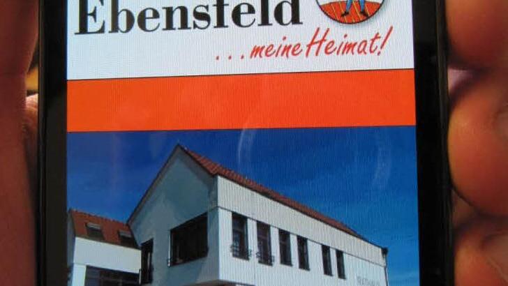 Die neue App spart Wege. Statt "ab aufs Amt" könnte es für viele Ebensfelder ab sofort heißen "App zum Amt". Foto: Monika Schütz