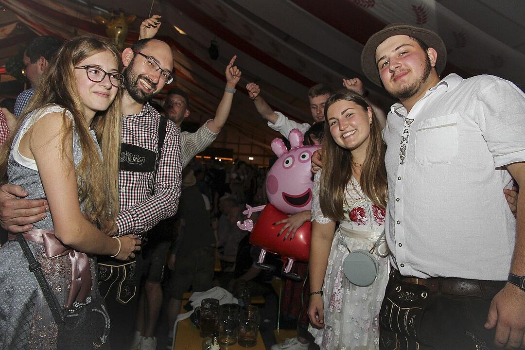 Für Partystimmung sorgten die "Stoapfälzer Spitzbuam"
