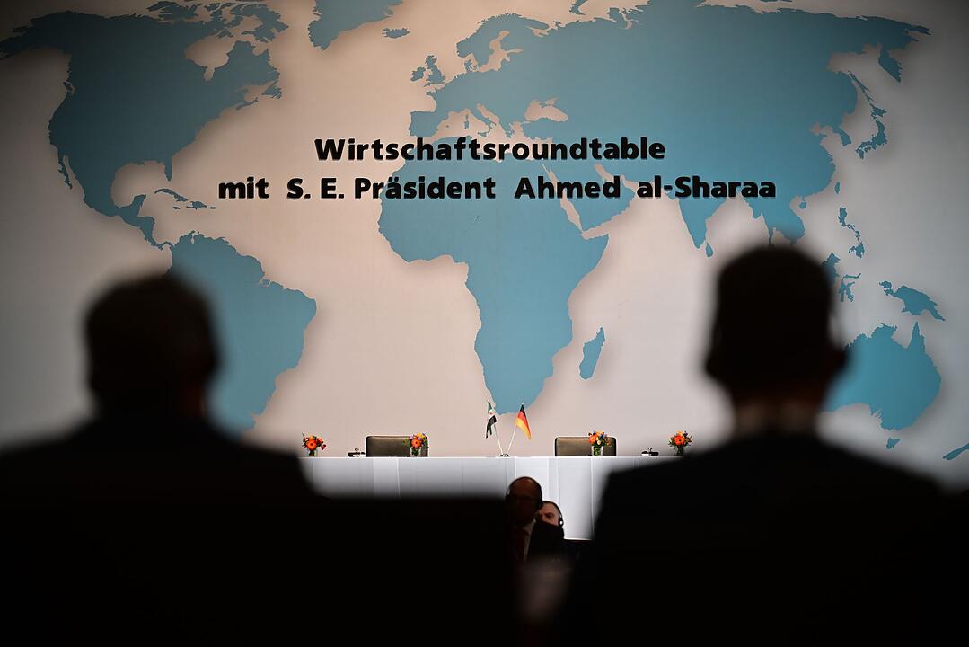 Syriens &Uuml;bergangspr&auml;sident Ahmed al-Scharaa besucht Berlin
