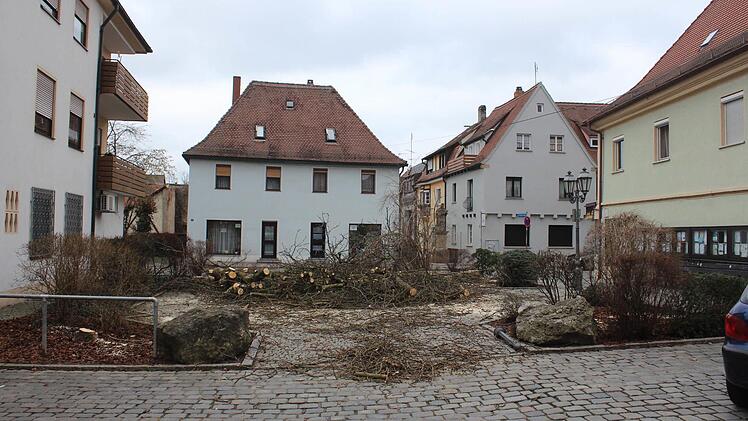 Mit dem Kahlschlag "Am Graben" hat der nächste Akt der Innenstadt-Umgestaltung begonnen. Foto: Andreas Dorsch