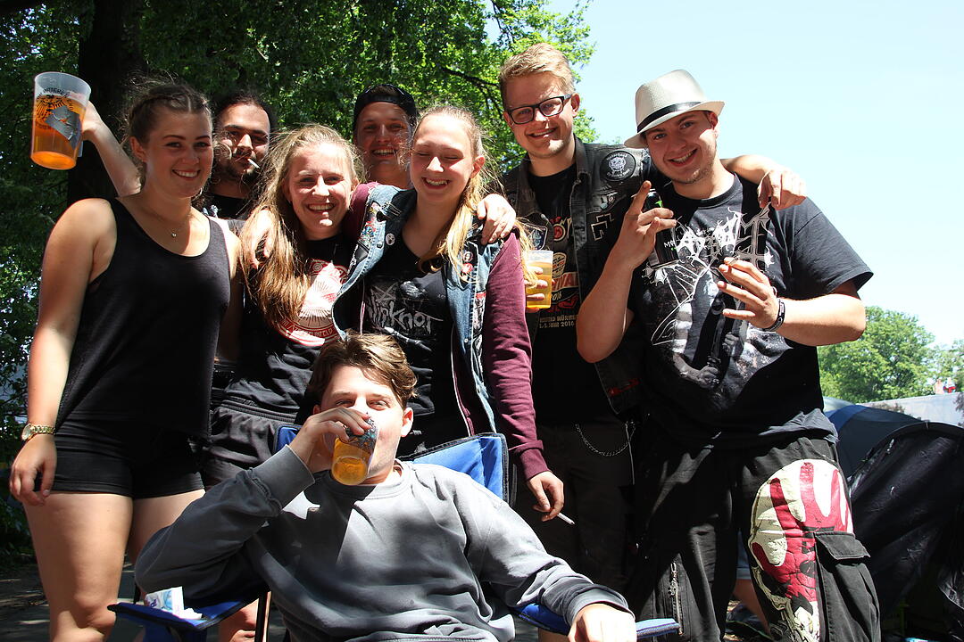 So wild feiern die Besucher bei Rock im Park 2019
