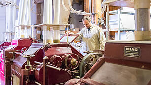 Besuch in der Schaubm&uuml;hle