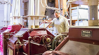 Besuch in der Schaubm&uuml;hle