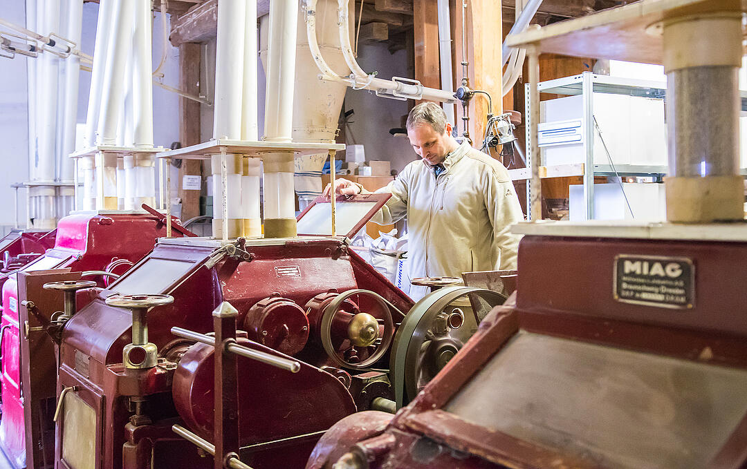 Besuch in der Schaubm&uuml;hle