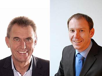 Siegfried Müller (UsW) vs. Stefan Güntner (CSU) - einer der beiden wird Kitzingens neuer beziehungsweise alter Oberbürgermeister.Fotos: privat