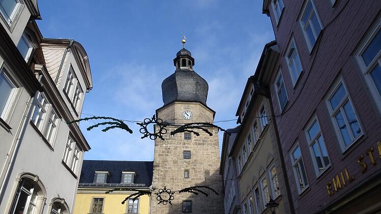 Uhr am Spitaltor in CoburgFoto: Jochen Berger