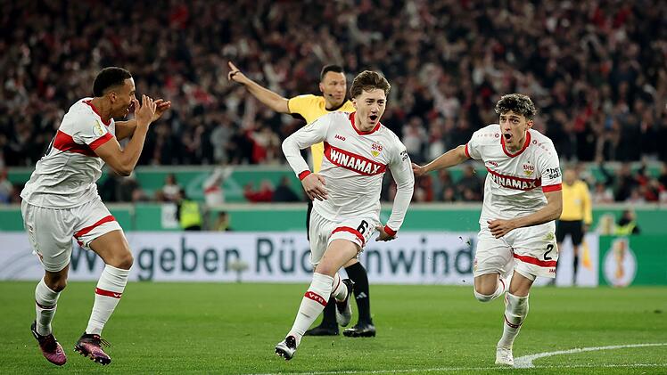 Der VfB Stuttgart (Bild) steht im DFB-Pokal nach dem Halbfinal-Sieg gegen RB Leipzig mal wieder im Endspiel. Zuletzt konnten die Schwaben den Wettbewerb 1997 gewinnen.