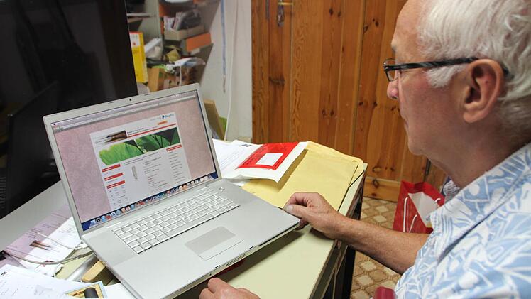 Messerschmiedemeister Ferdinand Distler erzielt mittlerweile 30 Prozent seines Umsatzes durch den Internet-Handel.
