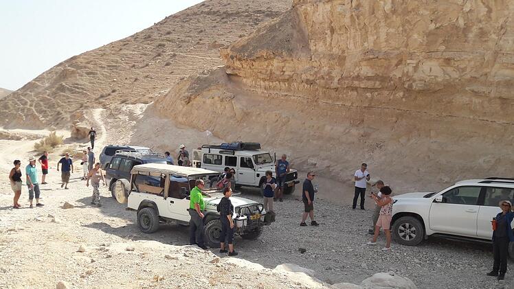 Jeeptour durch die Berge. Hartmut Hessel