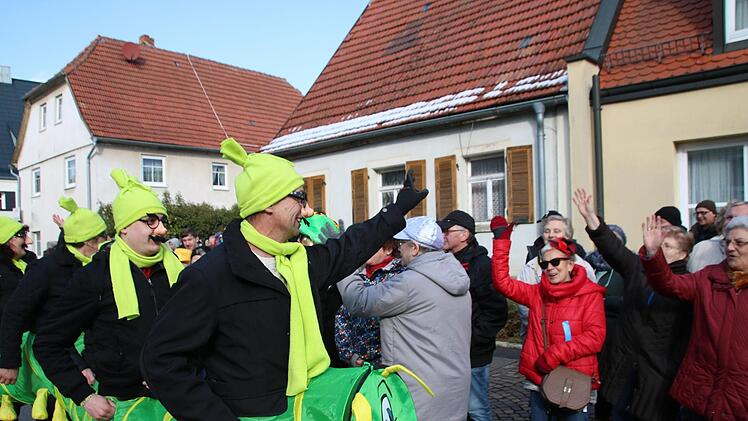 Faschingszug in Poppenlauer.Heike Beudert