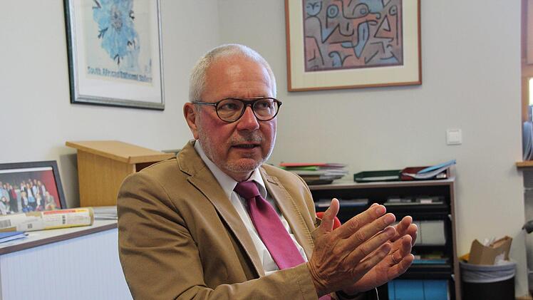 Kurz vor der Pension: Rektor Frank Kubitza. Johannes Schlereth