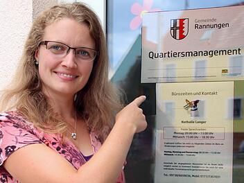 Nathalie Langer ist die neue Quartiersmanagerin der Gemeinde Rannungen. In der jüngsten Sitzung des Gemeinderates stellte sie sich vor. Ihr Büro hat sie in dem früheren Ladengeschäft an der Einmündung der Raiffeisen- in die Hauptstraße.  Dieter Britz