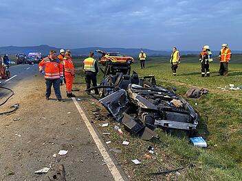 Traktor &uuml;berholt Bad Staffelstein