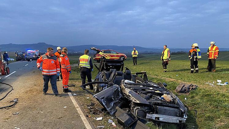 Traktor &uuml;berholt Bad Staffelstein