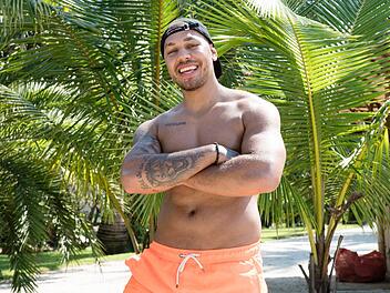 James Jennings  bei der RTL-Kuppelshow "Temptation Island" . Foto: Alle Folgen von "Temptation Island - Versuchung im Paradies " ab dem 06.03.2018 exklusiv bei TVNOW: www.tvnow.de" Foto: TVNOW / Sergio del Amo