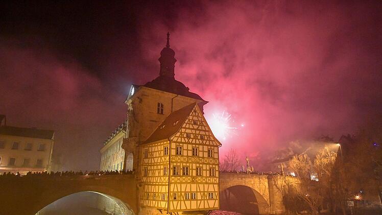 Silvester 2019/2020 in Bamberg. Foto: Ronald Rinklef