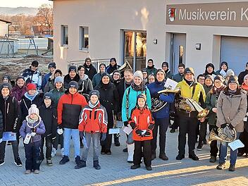 Die Akteure des Musikvereins Knetzgau freuen sich schon auf das Weihnachtsliederspielen am 4. Advent.