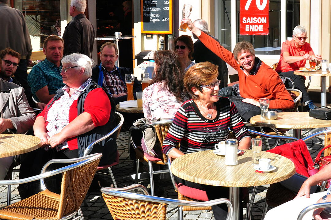 Bei herrlichem Wetter begann das 38. Haßfurter Straßenfest.
