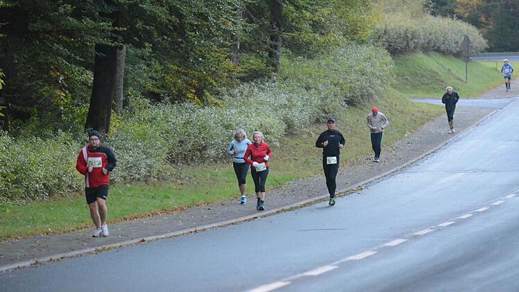 Weitere Impressionen vom "Run up the hill"-Lauf.  Foto: ssp