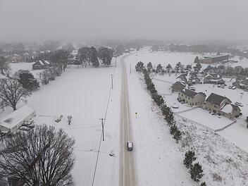 Winterwetter in den USA - Harrisburg