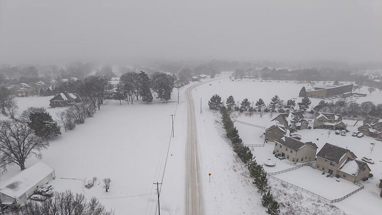 Winterwetter in den USA - Harrisburg