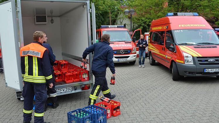Großübung der Feuerwehr Notfallkontingente Foto: Peter Rauch