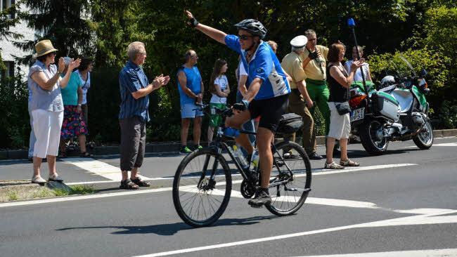 BR-Radltour macht Halt in Münnerstadt Foto: Björn Hein