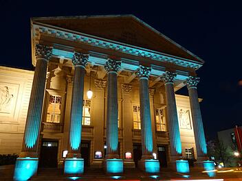 Das Meininger Theater bei Nacht  Foto: Heidi Schmitt