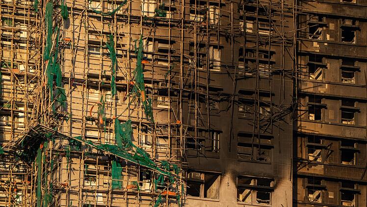 Nach Brand in Hongkong