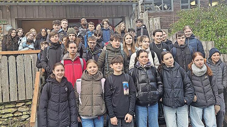 23 junge G&auml;ste aus der franz&ouml;sischen Partnerstadt Chantonnay besuchen Ebermannstadt.