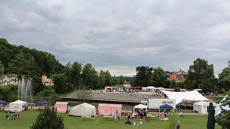 Der Dekanatskirchentag von oben. Foto: Lisa Kieslinger