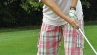 auch eines ihrer Hobbys: Golfen.