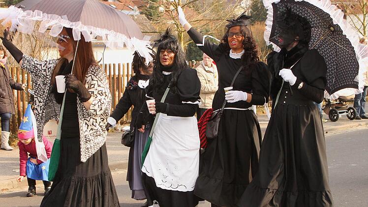 Die feschen Damen aus New Orleans wollten beim Jubiläum nicht fehlen.