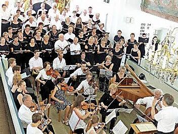 Der Trebgaster St.-Johannes-Chor und das Kulmbacher Kammerorchester haben bereits mehrere gemeinsame Konzerte erfolgreich gestaltet - wi hier beim Bach-Kantaten-Konzert am 5. Juli 2015 in der Trebgaster Kirche. Foto: Dieter Hübner