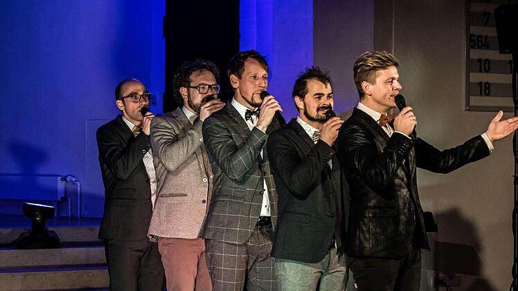 Impressionen vom Gastspiel des A-cappella-Quintett Viva Voce in der ausverkauften Coburger MorizkircheFoto: Jochen Berger