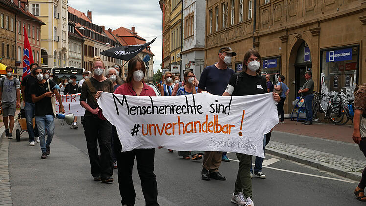 Bamberg: Demo f&uuml;r Seenotrettung am 07.08.2021