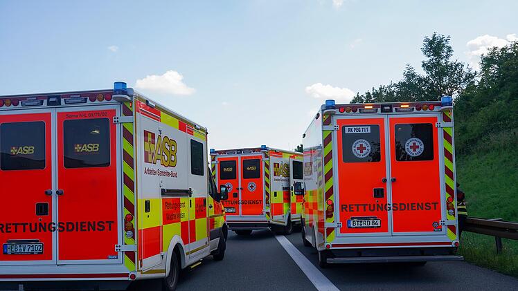 Auf der A9 bei Pegnitz passierte ein schwerer Unfall.