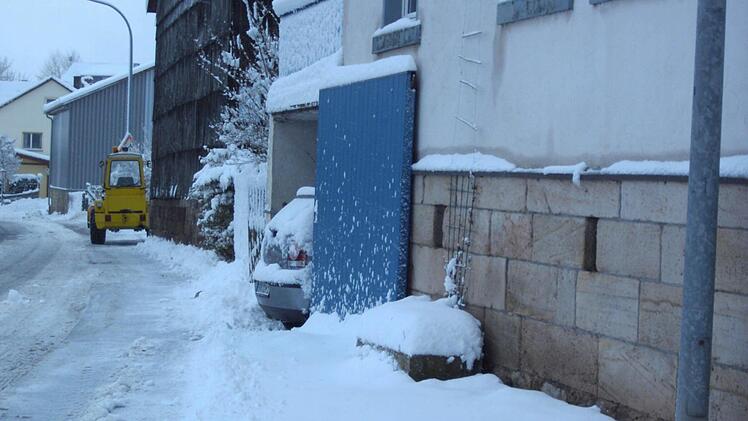 In Mitgenfeld ist ordentlich was runtergekommen. Foto: Inge Morschhäuser