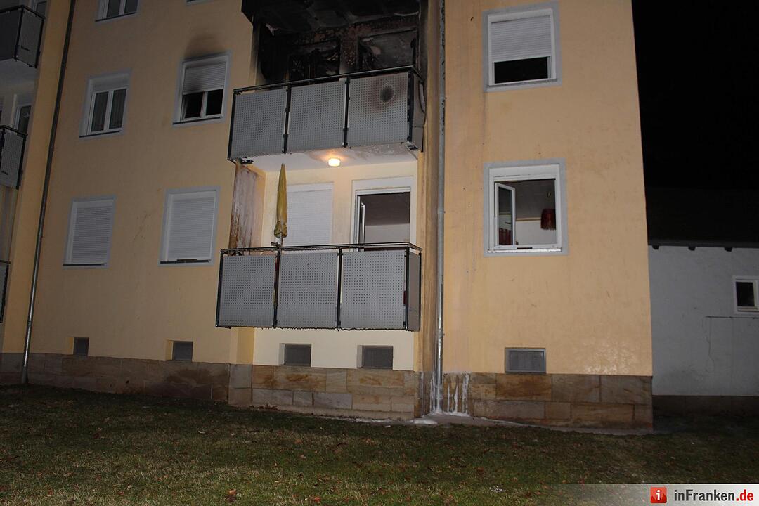 Zimmer in Bayreuth brennt aus