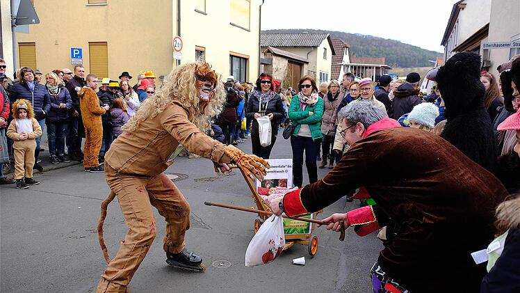 Faschingsumzug in Westheim. Foto: Gerd Schaar