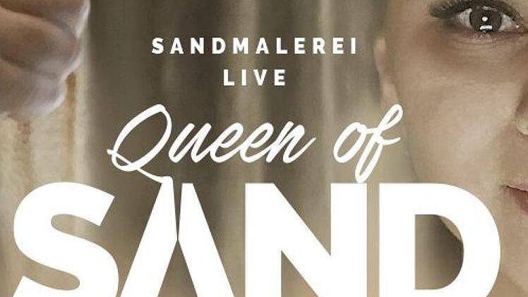 Irina Titova verzaubert ihr Publikum mit Sandmalereien. Im Februar 2019 tritt sie in Bayreuth auf. Foto: PR