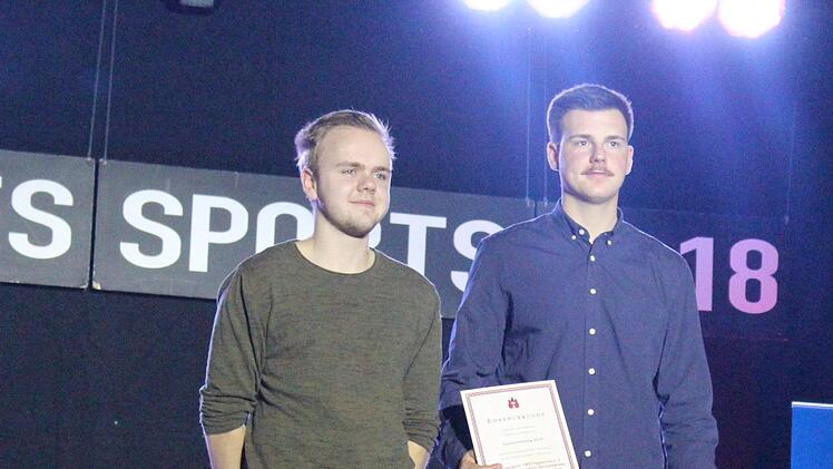 Ehrungen bei der Nacht des Sports in Bad Kissingen. Sebastian Schmitt