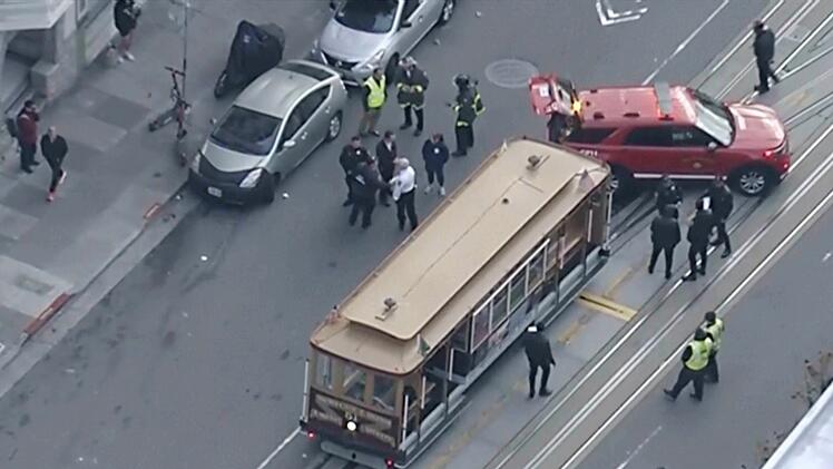 Cable Car in San Francisco abrupt gestoppt - 15 Verletzte