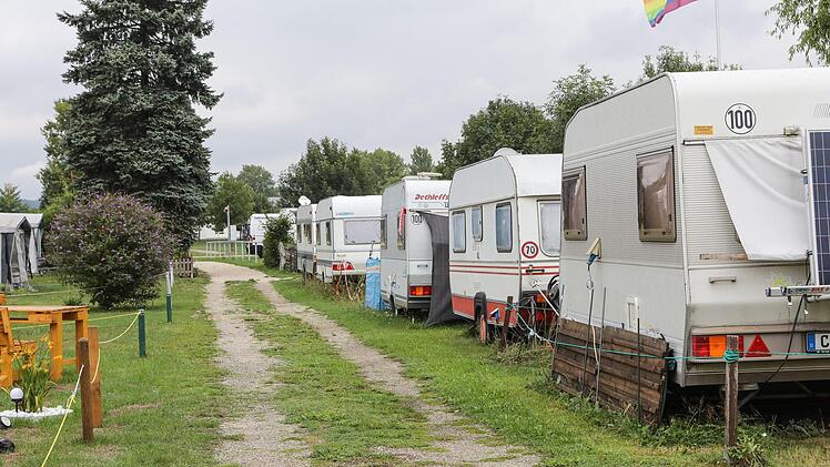Blick auf den Campingplatz Foto: Barbara Herbst