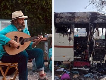 Bamberger Straßenmusiker verliert bei Brand sein Zuhause - Tochter will "nicht tatenlos zusehen"