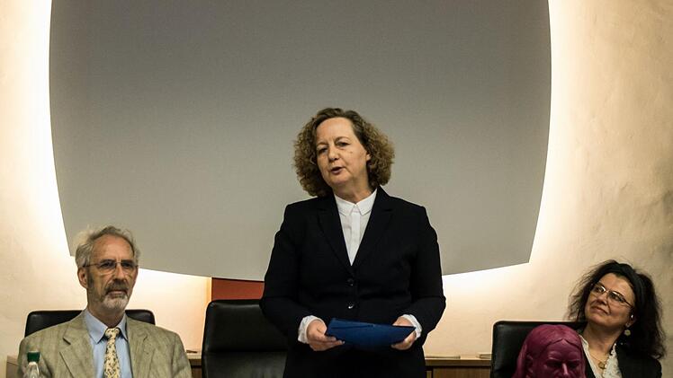 Die Jury des Coburger Rückert-Preises 2018 (von links): Reinhold Schein, Dr. Ines Fornell, Dr. Claudia OttFoto: Jochen Berger