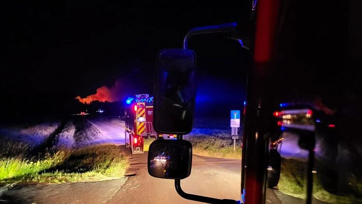 Waldbrand am Chiemsee