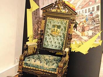 Der Thronsessel von Ernst II.  Fotos: Carolin Herrmann