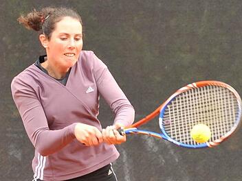 Michaela Lisecova verlor zwar ihr Einzel, feierte mit den Bayernliga-Damen des TC 66 aber einen weiteren wichtigen Erfolg.