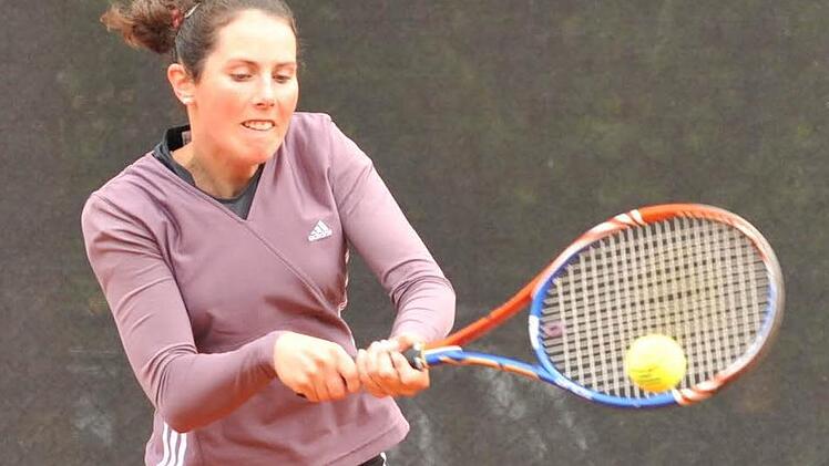 Michaela Lisecova verlor zwar ihr Einzel, feierte mit den Bayernliga-Damen des TC 66 aber einen weiteren wichtigen Erfolg.